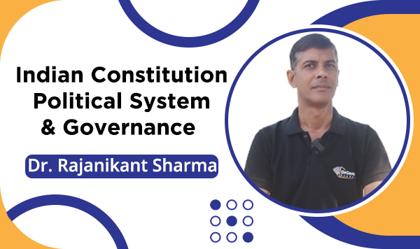 EO/RO Indian Constitution, Political System &amp; Governance (भारतीय संविधान,राजनीतिक व्यवस्था एवं शासन प्रणाली )